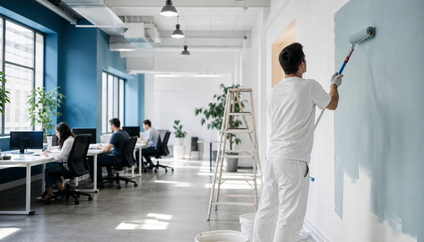 Quand peinture et rénovation dictent le confort au bureau